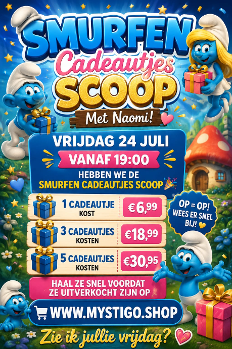 SMURFEN Cadeautjes-Scoop